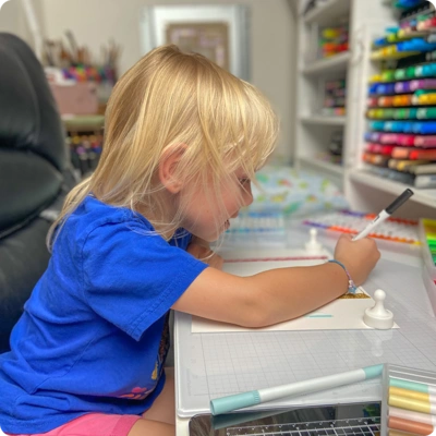 Child drawing